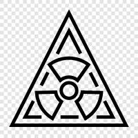 health, cancer, radiation therapy, radiation safety icon svg