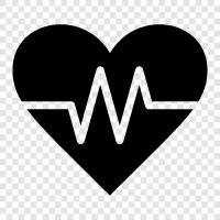 health, rhythm, heart, pump icon svg