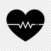 health, heart, healthy, rhythm icon svg