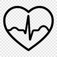 health, rhythm, heart, arrhythmia icon svg