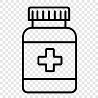 Health, Drink, Bottle, Medicine icon svg