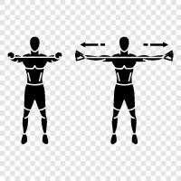 Gesundheit, Muskel, Ernährung, Training symbol