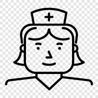 healthcare, healthcare worker, nurse practitioner, physician icon svg