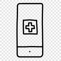 Healthphone, Health apps, Medical apps, Medical iphone icon svg