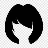 healthy hair, hair loss, hair products, hair restoration icon svg