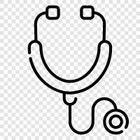 hearing, heart, doctor, examination icon svg