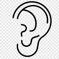 Hearing, Hearing Loss, Tinnitus, Balance icon svg