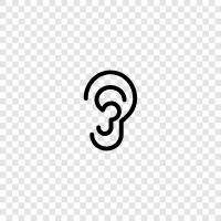 Hearing, Hearing Loss, Ear Infection, Earache icon svg