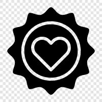 Heart, Soul, Happiness, Romance icon svg