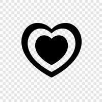 heart, emotions, love, romance icon svg