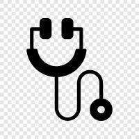 heart, heart sounds, doctor, medical icon svg