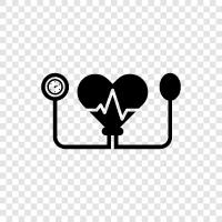 heart, medical, health, diagnostic icon svg