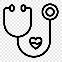 heart, heart sounds, EKG, doctor icon svg