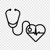 heart, heart health, heart sounds, doctor icon svg