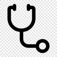 heart, doctor, examination, hearing icon svg