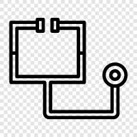 heart, lungs, diagnostics, inspection icon svg