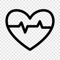 heart rate, blood pressure, nervous system, stress icon svg