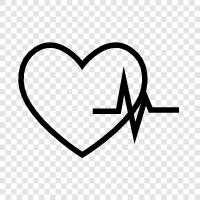 heart rate monitor, heart rate variability, pulse, ECG icon svg