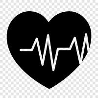 heart rate, rhythm, pulse, health icon svg