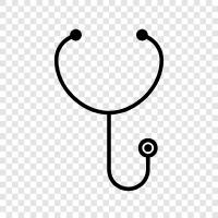 heart, doctor, hearing, examination icon svg