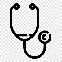 heart, doctor, diagnosis, listening icon svg