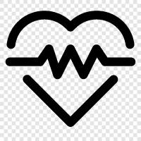 heart, heart health, heart problem, heart rate icon svg