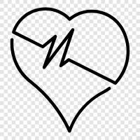 heartache, love, heart disease, arteries icon svg