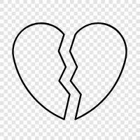 heartache, pain, hurt, grieve icon svg