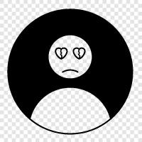 heartache, pain, sad, despair icon svg