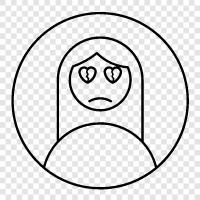 Heartache, Sad, Grief, Loss icon svg