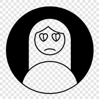 Heartache, Sadness, Grief, Loss icon svg