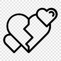 Heartache, Love, Loss, Sad icon svg