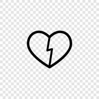 Heartache, Sadness, Grief, Loss icon svg