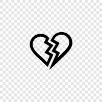 heartache, pain, sadness, depression icon svg