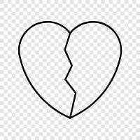 heartache, pain, hurt, loss icon svg