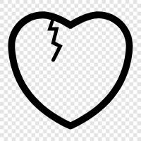 Heartache, Sad, Grief, Loss icon svg