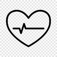 heartbeats, health, cardiac, rhythm icon svg