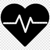 heartbeats, pulse, cardiovascular, heart health icon svg