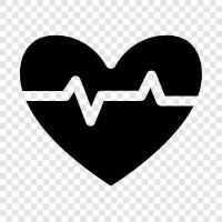 heartbeats, monitor, heart health, cardiovascular icon svg