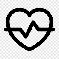 heartbeats, heart, coronary, heart disease icon svg