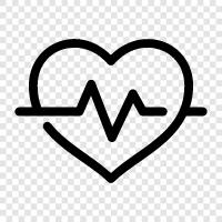 heartbeats, heartbeats per minute, heartbeat rate, heart rate icon svg