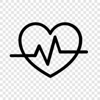 heartbeats, cardiac, heart, beat icon svg