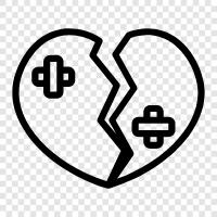 heartbreak, sad, tears, pain icon svg