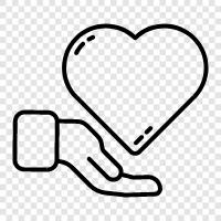 Hearts, Love, Compassion, Kindness icon svg