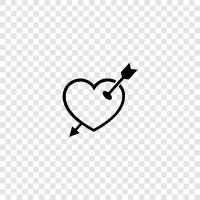 hearts, emotions, love story, love poems icon svg