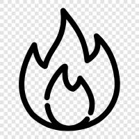 Heat, Flames, Burn, Burnout icon svg