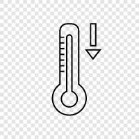 Heat, Temperature, Thermometer Reading, Fever icon svg