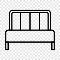 heavy bed, king bed, bed frame, bed frame legs icon svg