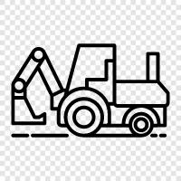 heavy equipment, construction equipment, construction vehicles, construction vehicles for hire icon svg