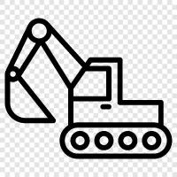 heavy equipment, construction equipment, construction equipment manufacturer, heavy construction equipment suppliers icon svg